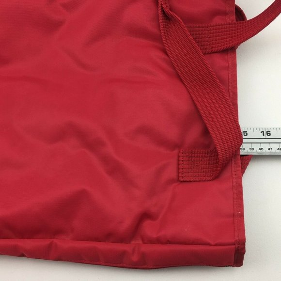 Bossini Ladies Womens Red Expandable Tote Shoulder Bag Purse - Picture 9 of 9